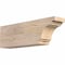 Ekena Millwork Pescadero Smooth Rafter Tail, Douglas Fir, 3 1/2"W x 6"H x 18"L RFT04X06X18PEC00SDF - alternate 1